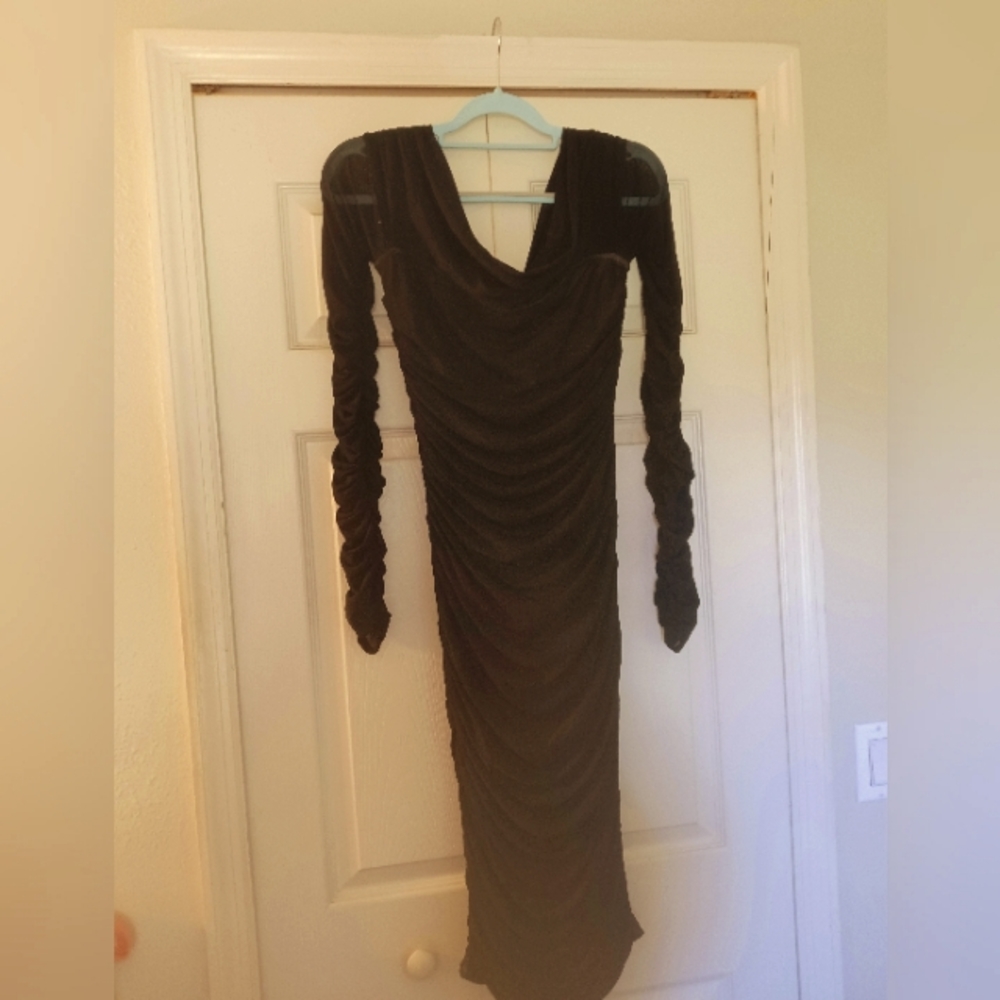 black dress